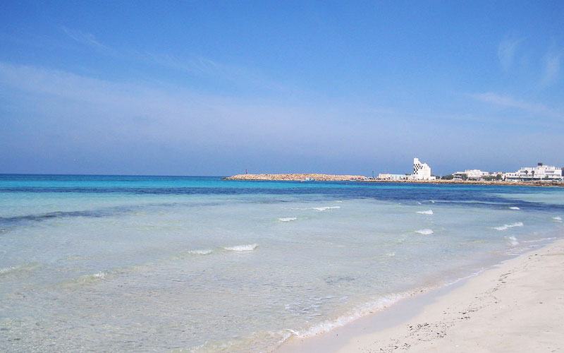 Virgin beach in Puglia