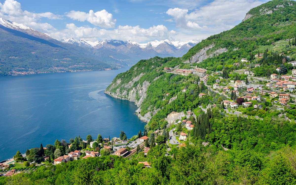 Trails to visit in the italian lakes