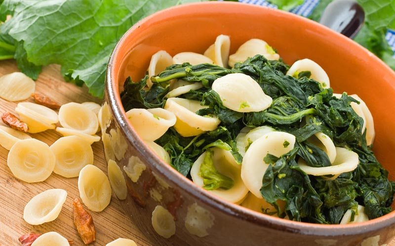 Orecchiette con le cime di rape, Puglia's traditional dish